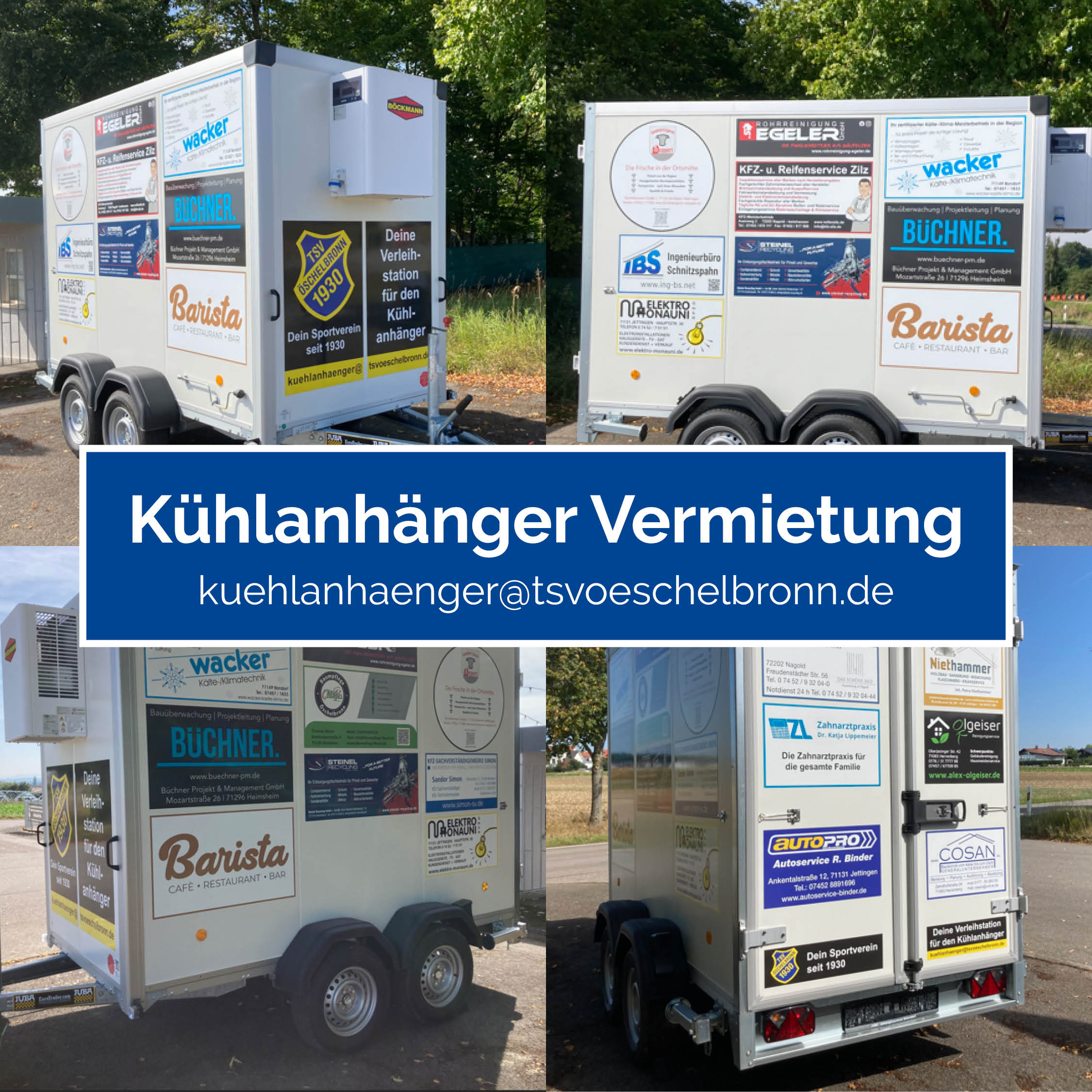 Kühlanhänger Vermietung